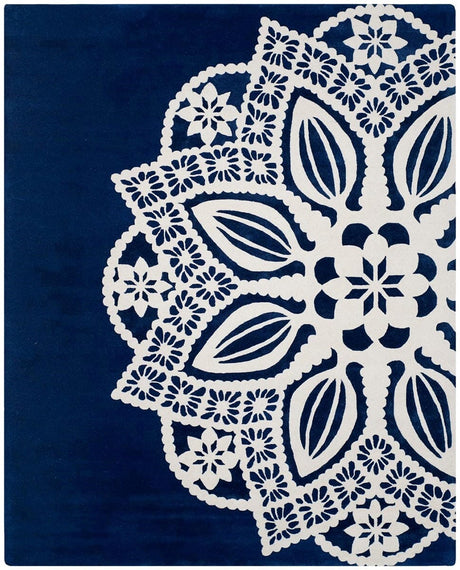 Safavieh Allure Alr122A Navy / Ivory Rugs.