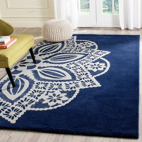 Safavieh Allure Alr122A Navy / Ivory Rugs.