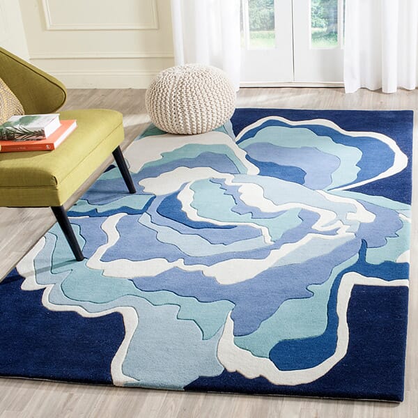 Safavieh Allure Alr128A Mediterranean / Blue Rugs - Safavieh - alr128a - 4