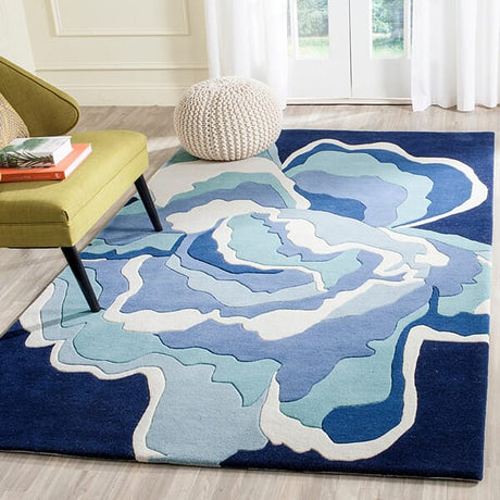 Safavieh Allure Alr128A Mediterranean / Blue Rugs - Safavieh - alr128a - 4
