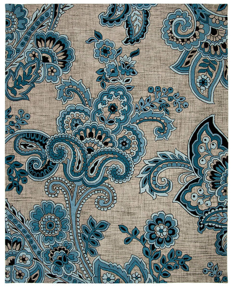 Safavieh Allure Alr310B Grey / Blue Rugs.