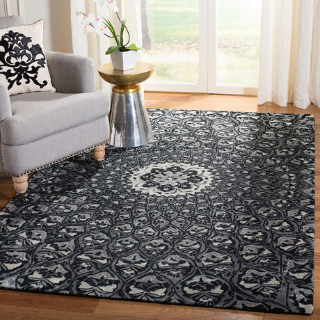 Safavieh Allure Alr419Z Ivory / Black Rugs.