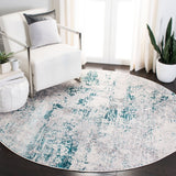Safavieh Amalfi Amf572B Cream/Turquoise Rugs.