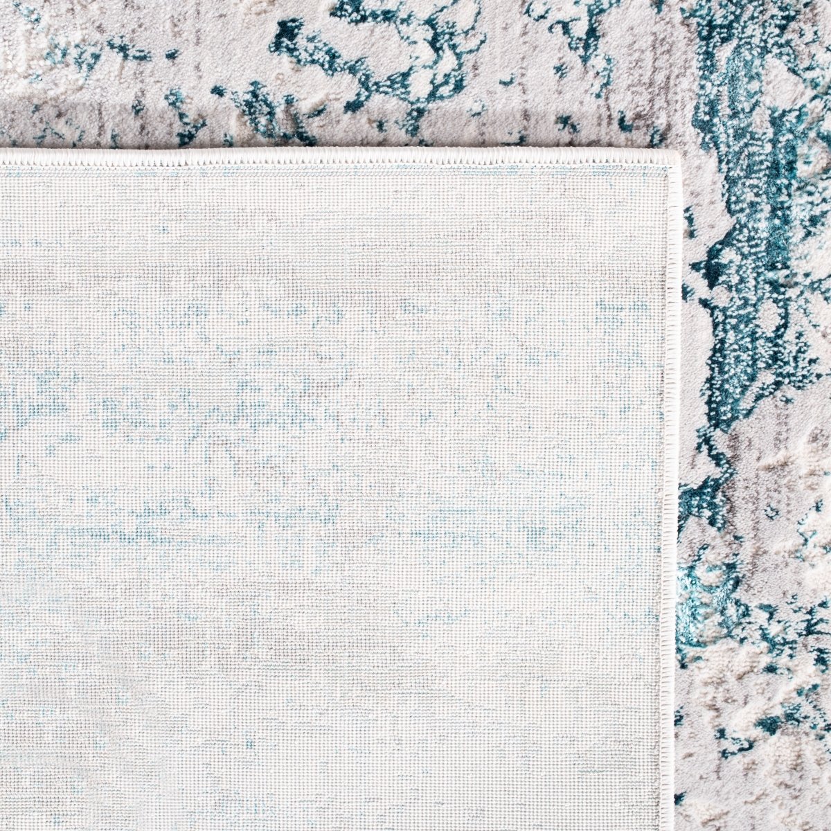 Safavieh Amalfi Amf572B Cream/Turquoise Rugs.