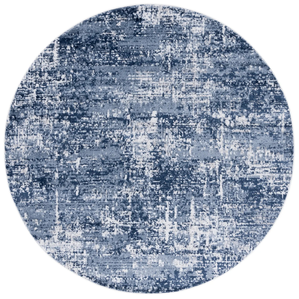 Safavieh Amelia 700 5'-3" x 5'-3" Rug in Ivory / Dark Blue
