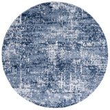 Safavieh Amelia 700 5'-3" x 5'-3" Rug in Ivory / Dark Blue