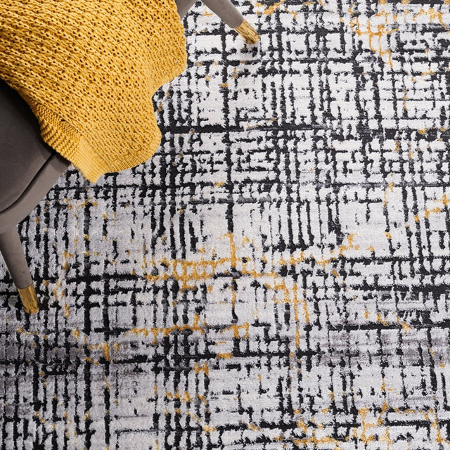 Safavieh Amelia Ala248D Charcoal/Gold Rug.