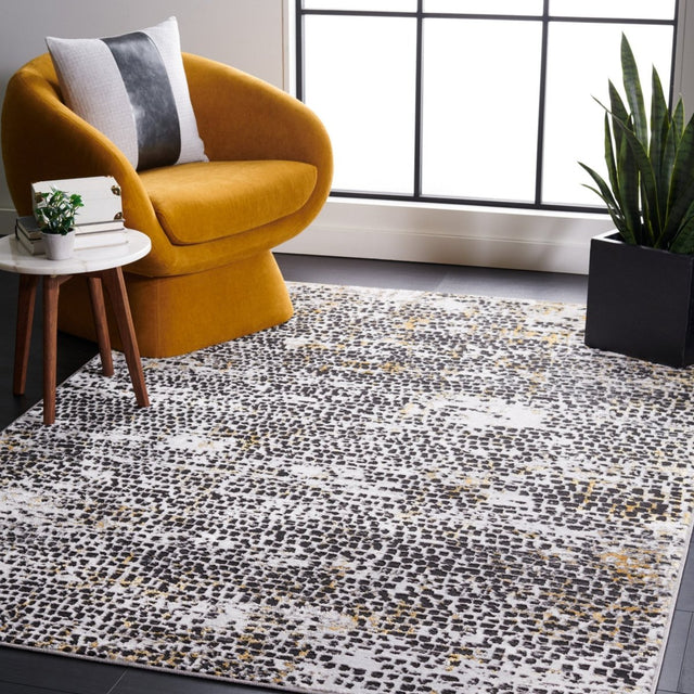 Safavieh Amelia Ala254D Charcoal/Gold Rug.