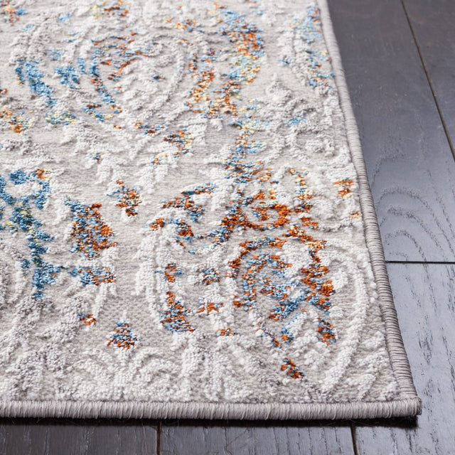 Safavieh Amelia Ala279G Grey/Blue Gold Rug.