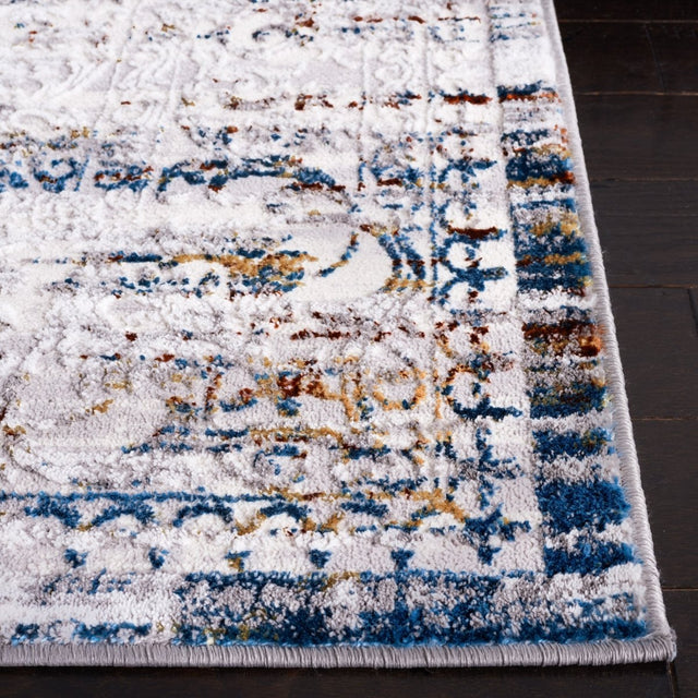 Safavieh Amelia Ala298G Grey/Blue Gold Rug.