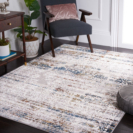 Safavieh Amelia Ala298G Grey/Blue Gold Rug.