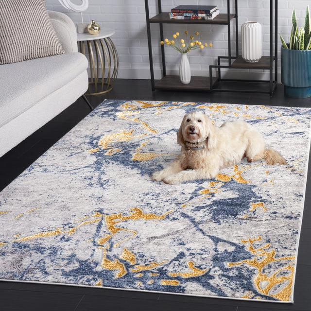 Safavieh Amelia Ala711A Ivory/Blue Gold Rug.