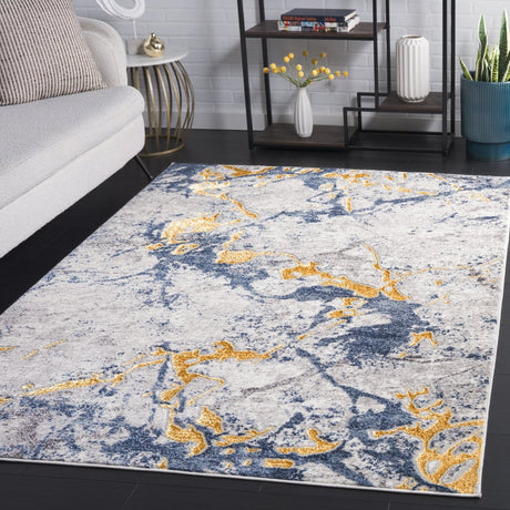 Safavieh Amelia Ala711A Ivory/Blue Gold Rug.