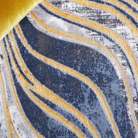 Safavieh Amelia Ala714M Blue/Gold Rug.