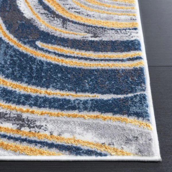 Safavieh Amelia Ala714M Blue/Gold Rug.