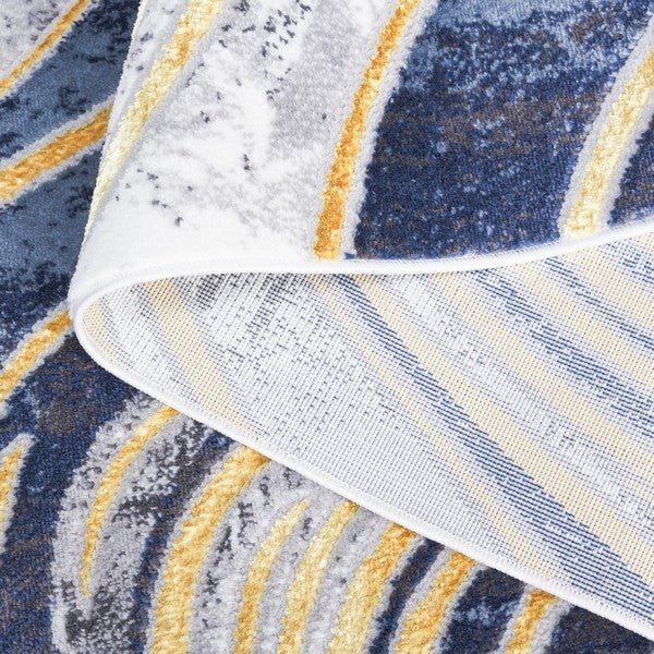 Safavieh Amelia Ala714M Blue/Gold Rug.