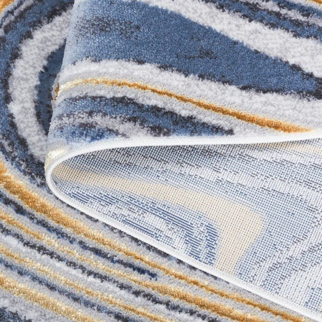 Safavieh Amelia Ala715M Blue/Gold Rug.