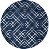 Safavieh Amherst Amt407P Navy/Beige Rug.