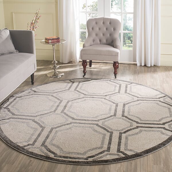 Safavieh Amherst Amt411E Ivory / Light Grey Rugs.