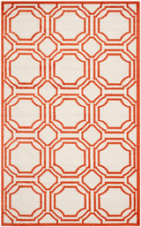 Safavieh Amherst Amt411F Ivory / Orange Rugs.