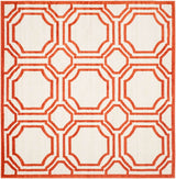 Safavieh Amherst Amt411F Ivory / Orange Rugs.