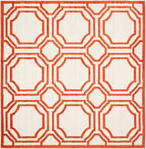 Safavieh Amherst Amt411F Ivory / Orange Rugs.