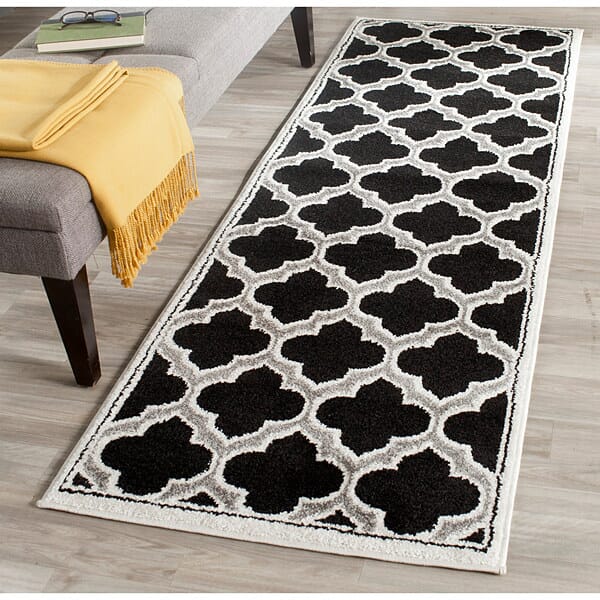 Safavieh Amherst Amt412G Anthracite / Ivory Rugs.