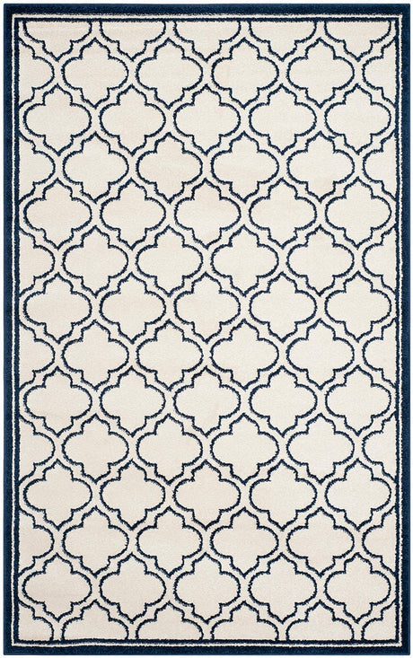 Safavieh Amherst Amt412M Ivory / Navy Rugs.