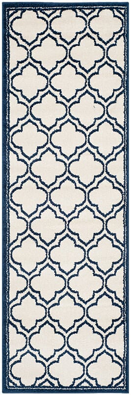 Safavieh Amherst Amt412M Ivory / Navy Rugs.