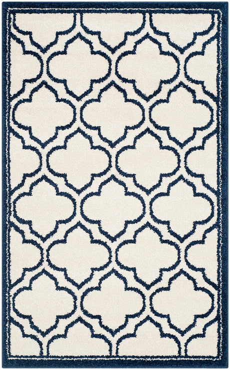 Safavieh Amherst Amt412M Ivory / Navy Rugs.