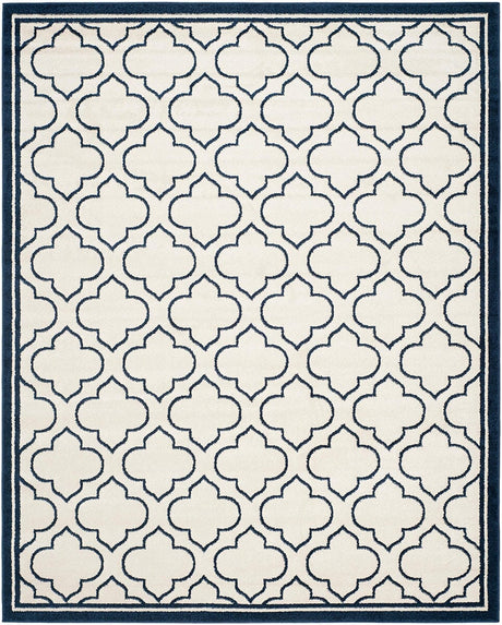 Safavieh Amherst Amt412M Ivory / Navy Rugs.