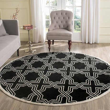 Safavieh Amherst Amt413G Anthracite / Ivory Rugs.