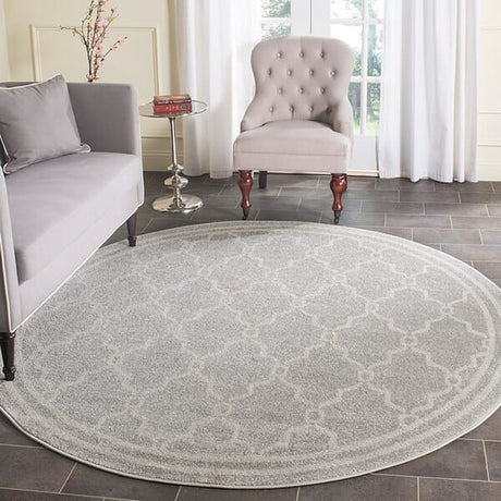 Safavieh Amherst Amt414B Light Grey / Ivory Rugs.