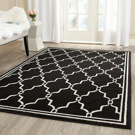 Safavieh Amherst Amt414G Anthracite / Ivory Rugs.