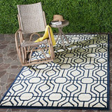 Safavieh Amherst Amt416M Ivory / Navy Rugs.