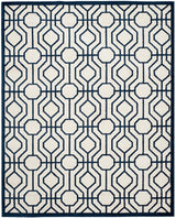 Safavieh Amherst Amt416M Ivory / Navy Rugs.
