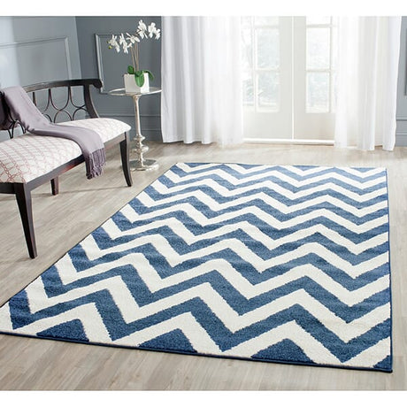 Safavieh Amherst Amt419P Navy / Beige Rugs.