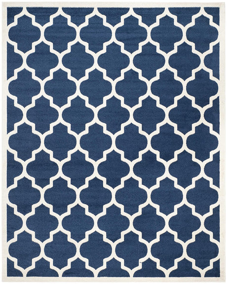 Safavieh Amherst Amt420P Navy / Beige Rugs.