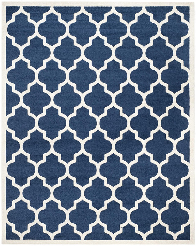 Safavieh Amherst Amt420P Navy / Beige Rugs.