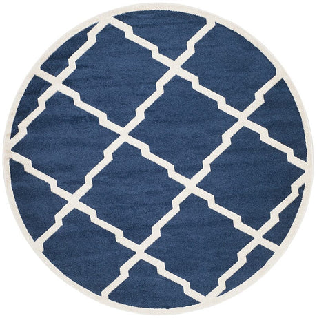 Safavieh Amherst Amt421P Navy / Beige Rugs.