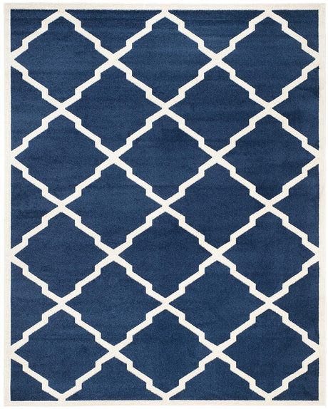 Safavieh Amherst Amt421P Navy / Beige Rugs.