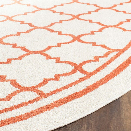 Safavieh Amherst Amt422F Beige / Orange Rugs.