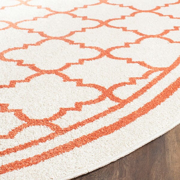 Safavieh Amherst Amt422F Beige / Orange Rugs.