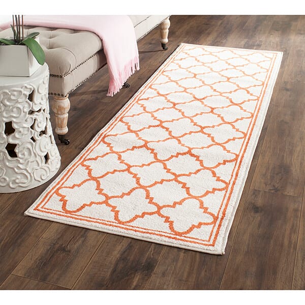 Safavieh Amherst Amt422F Beige / Orange Rugs.