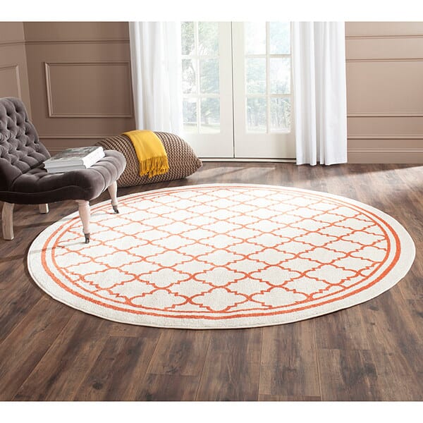 Safavieh Amherst Amt422F Beige / Orange Rugs.