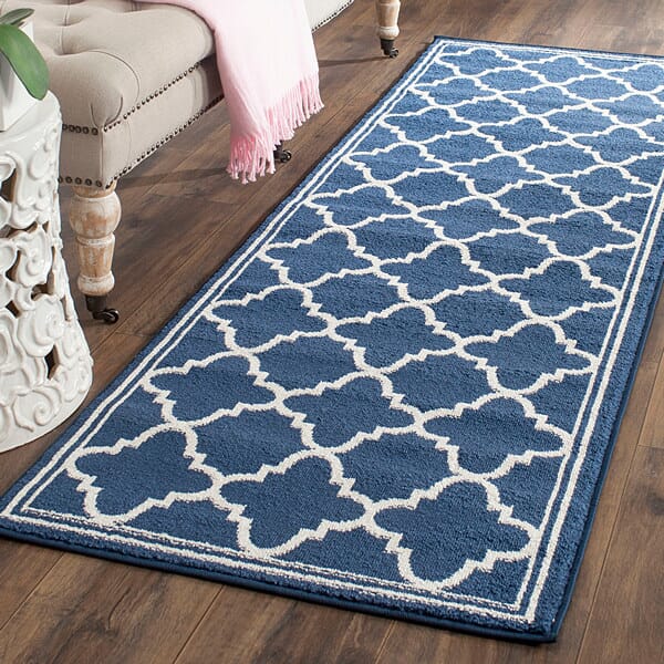 Safavieh Amherst Amt422P Navy / Beige Rugs.