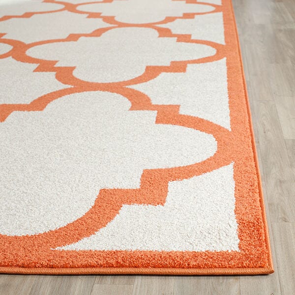 Safavieh Amherst Amt423F Beige / Orange Rugs.