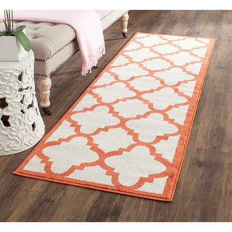 Safavieh Amherst Amt423F Beige / Orange Rugs.