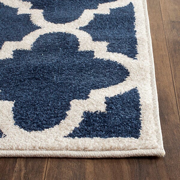 Safavieh Amherst Amt423P Navy / Beige Rugs.