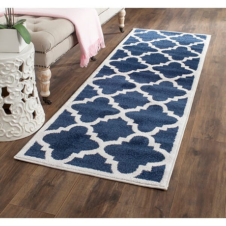 Safavieh Amherst Amt423P Navy / Beige Rugs.